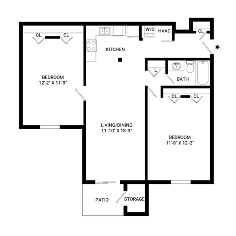 the bedford loft floor plan
